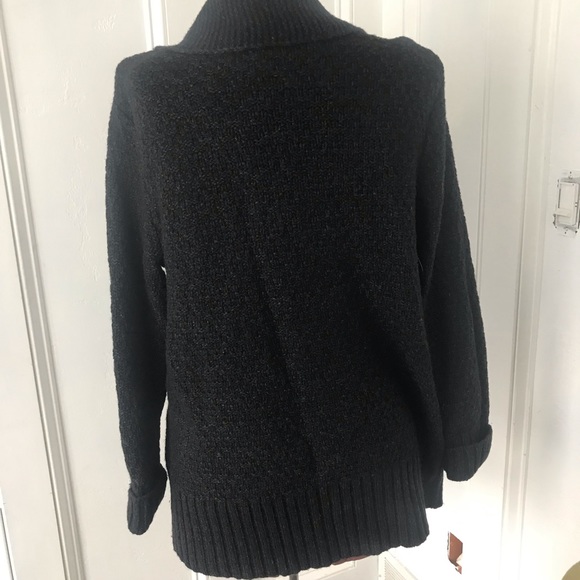 Eddie Bauer Heather grey shawl collar cardigan xl - Picture 3 of 8